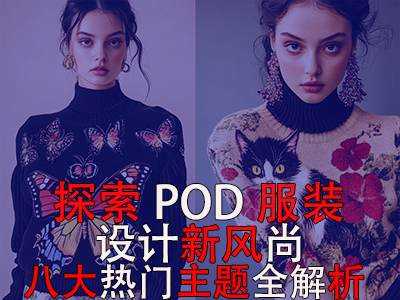 探索POD服装设计新风尚：八大热门主题全解析